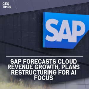 SAP SE's shares rose 7% to an all-time high after the business issued a favourable prediction.