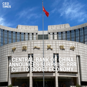 China's central bank, the PBOC, has announced a 50 basis point reduction in the RRR for all banks.