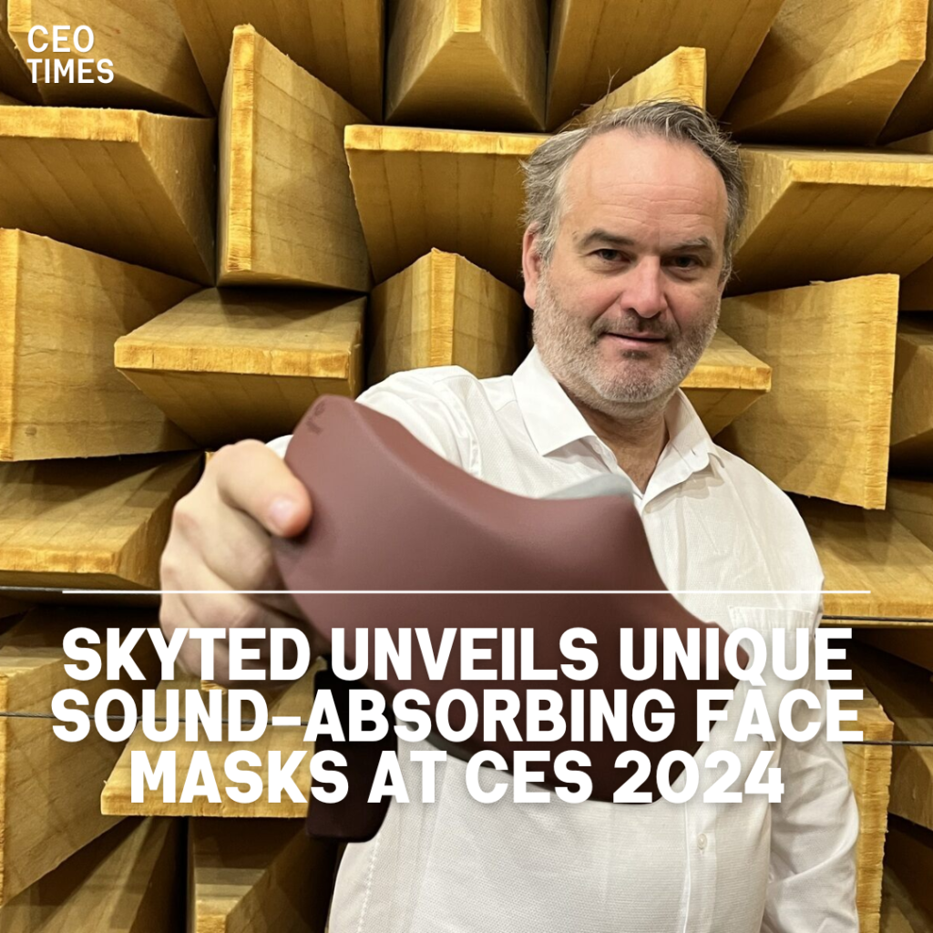 Skyted is offering novel face-worn gadgets to address noise difficulties in crowded areas such as public transport.
