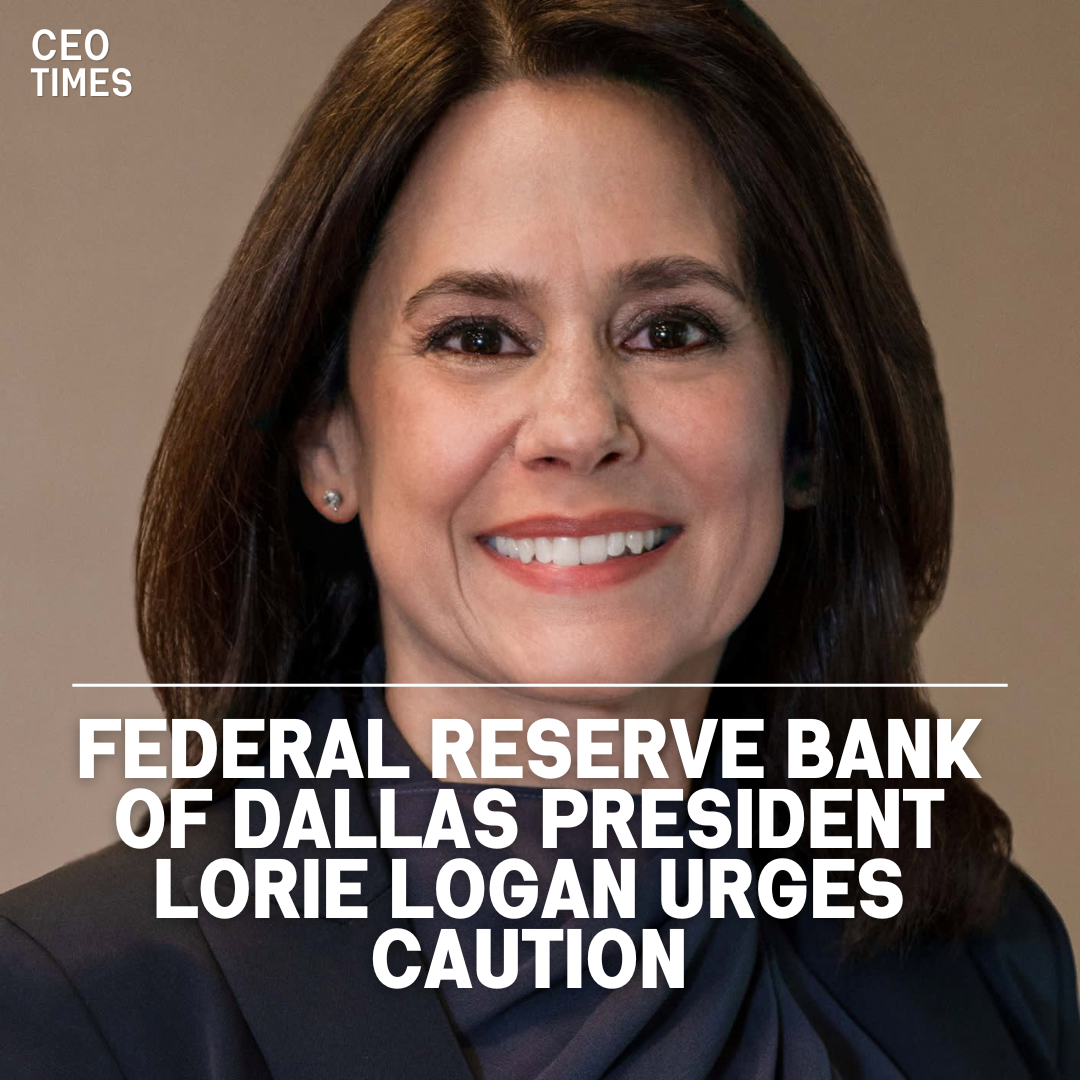 President of the Federal Reserve Bank of Dallas, Lorie Logan, has issued a warning about the recent drop in long-term bond yields.