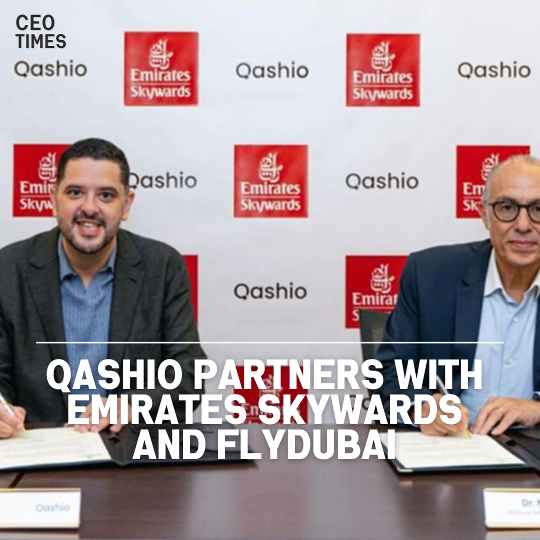 Qashio, a UAE-based fintech business, has announced a strategic relationship with Emirates Skywards and flydubai.