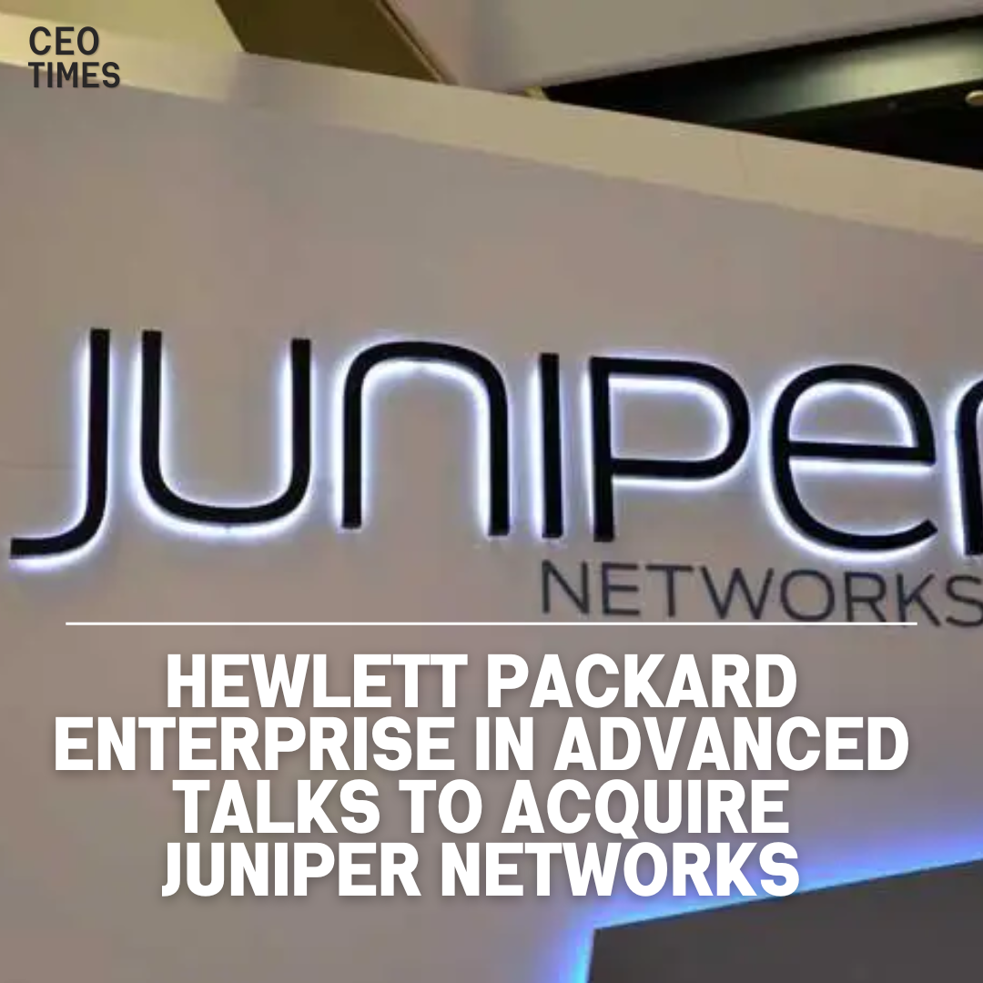 Hewlett Packard Enterprise is reportedly in advanced talks to acquire Juniper Networks for about $13 billion.
