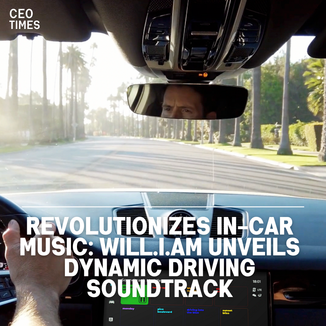 Will.i.am, a music musician and entrepreneur, announced his innovative initiative, Sound Drive, at CES 2024.
