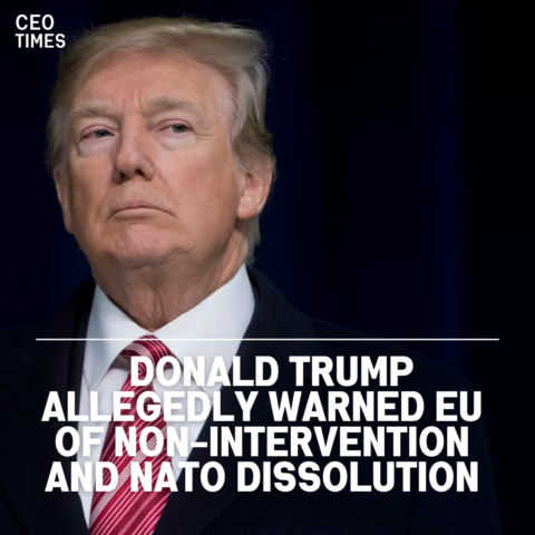 Former US President Donald Trump threatened top European officials at the World Economic Forum, according to Thierry Breton.