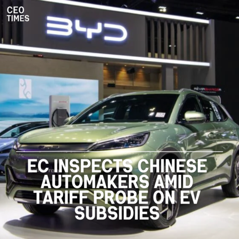 The European Commission plans to conduct an investigation into Chinese automakers, including BYD, in the coming weeks.