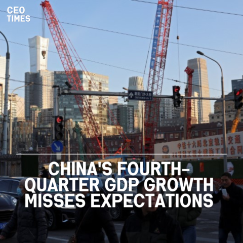 The Chinese economy expanded by 5.2% in the fourth quarter of 2023, compared to the same period the previous year.