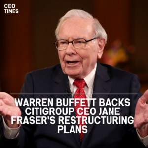 Warren Buffett supported her ongoing efforts to streamline during a recent lunch meeting.