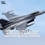 The US government has backed the $23bn (£18bn) deal of 40 new F-16 fighter jets to Turkey - a sale that had been long delayed - after Ankara approved Sweden's accession to NATO.