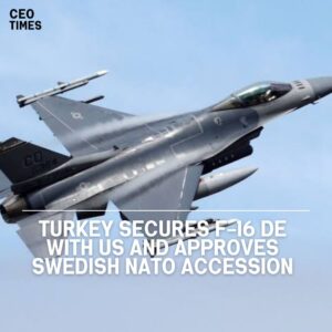 The US government has backed the $23bn (£18bn) deal of 40 new F-16 fighter jets to Turkey - a sale that had been long delayed - after Ankara approved Sweden's accession to NATO.