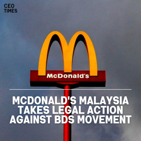 McDonald's Malaysia has filed a legal complaint against the BDS Malaysia movement.