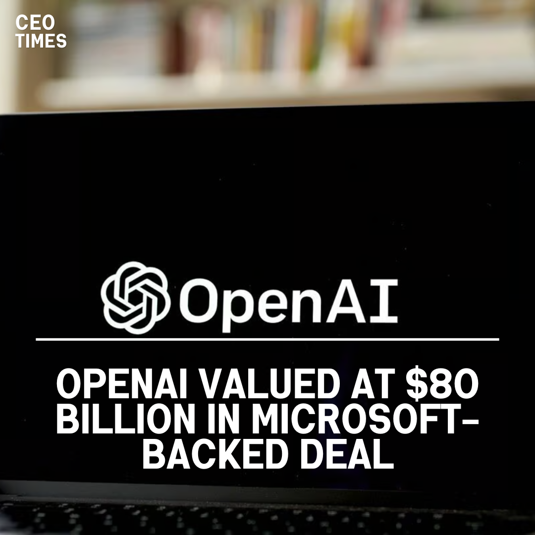 OpenAI, which is funded by Microsoft, has agreed to a contract worth $80 billion or more.