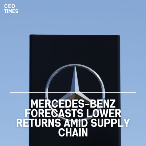 Mercedes-Benz reported an adjusted return on sales in its automobile sector for 2023 of 12.6%, which met forecasts.