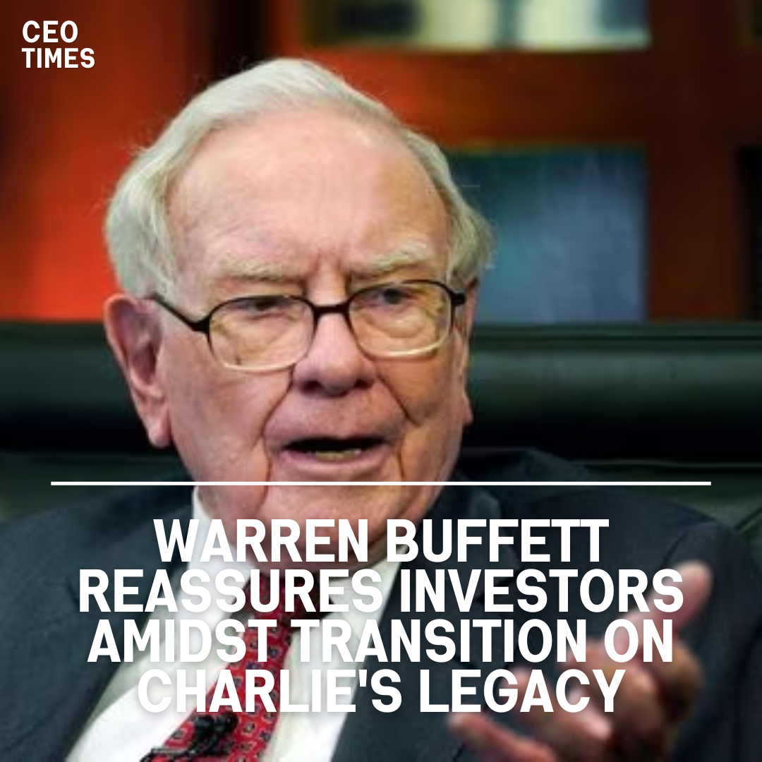 Despite his grief over the loss, Warren Buffett sought to reassure investors about the conglomerate's lasting resilience.
