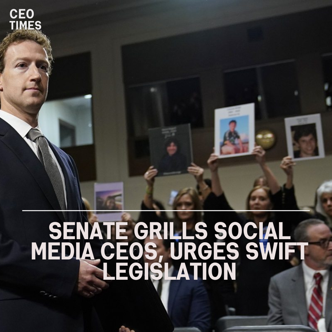 US lawmakers chastised CEOs of major social media companies for allegedly failing to protect children from internet threats.