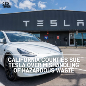 A group of 25 California counties have launched a lawsuit against Tesla for mishandling hazardous waste