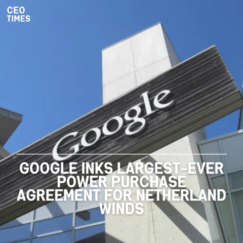 Google has launched its largest-ever PPA, for offshore wind projects off the coast of the Netherlands.