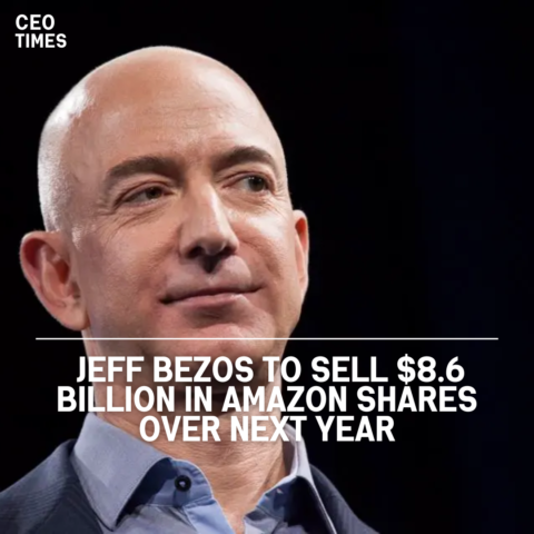 Jeff Bezos has revealed intentions to sell up to 50 million shares of the online retail and cloud services firm over the next year.