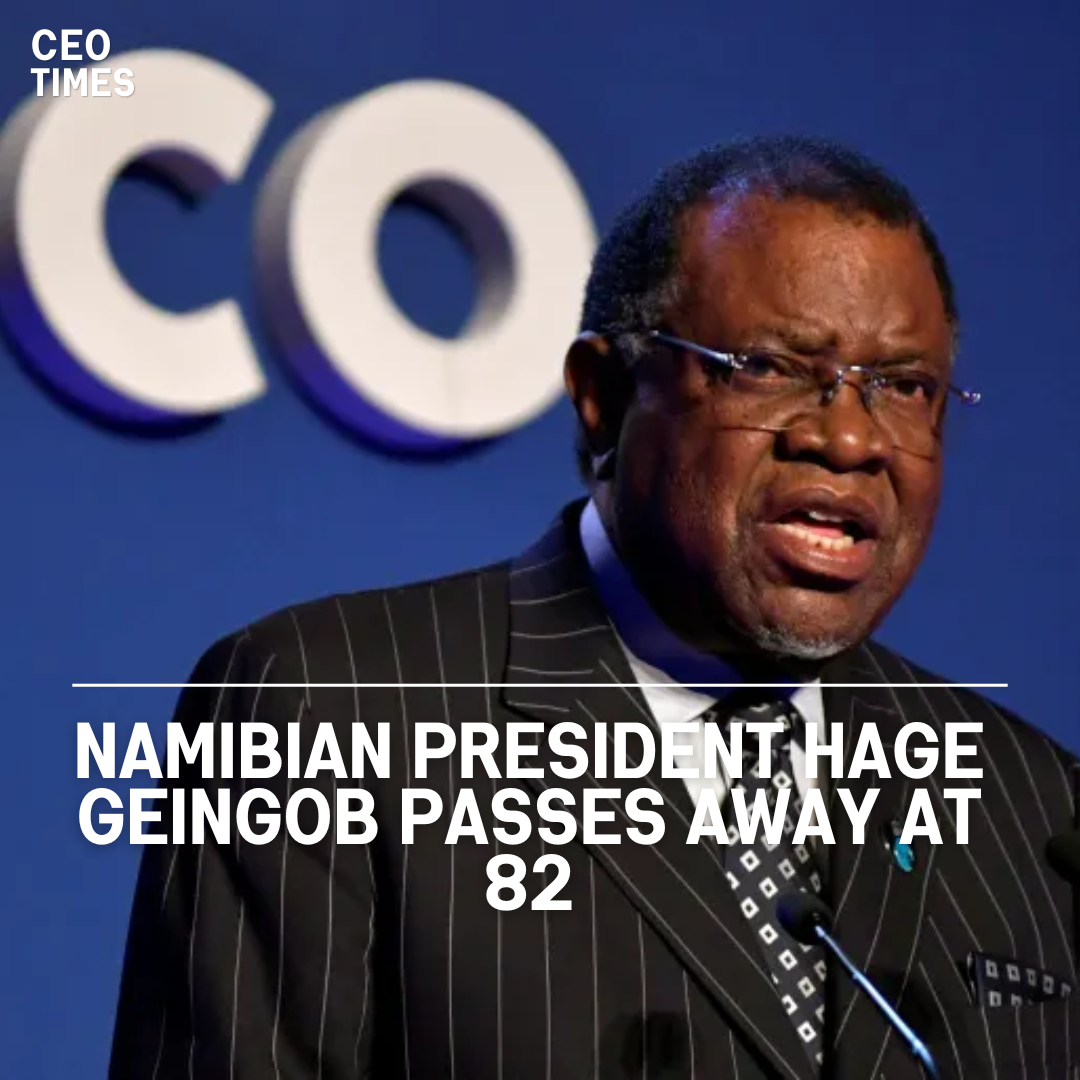 Hage Geingob, 82, died early Sunday in a Windhoek hospital after battling cancer for weeks.