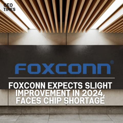 According to Foxconn Chairman Liu Young-way, the company expects to do "slightly better" than previous year.