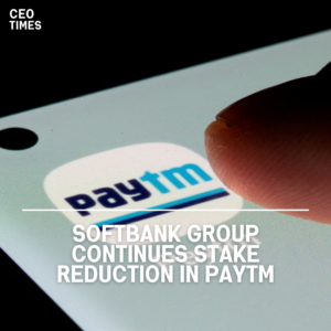 SoftBank Group, a Japanese conglomerate, has reduced its stake in Paytm, the beleaguered Indian payments firm.