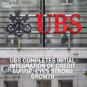 On Tuesday, UBS announced the completion of the first step of its integration with fallen rival Credit Suisse.