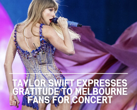 Taylor Swift is appreciative for the incredible support, with around 288,000 people attending her event at the MCG.
