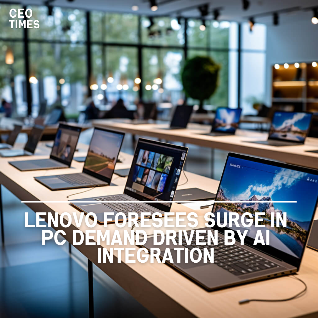 Lenovo forecasts a considerable boost in PC demand during the latter half of the year.