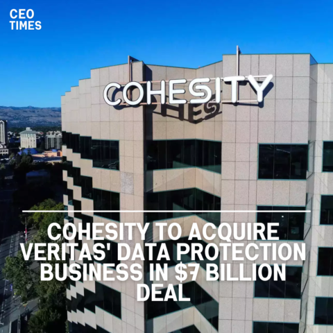 Cohesity, a data security software corporation, has announced an agreement to buy Veritas' data protection division.