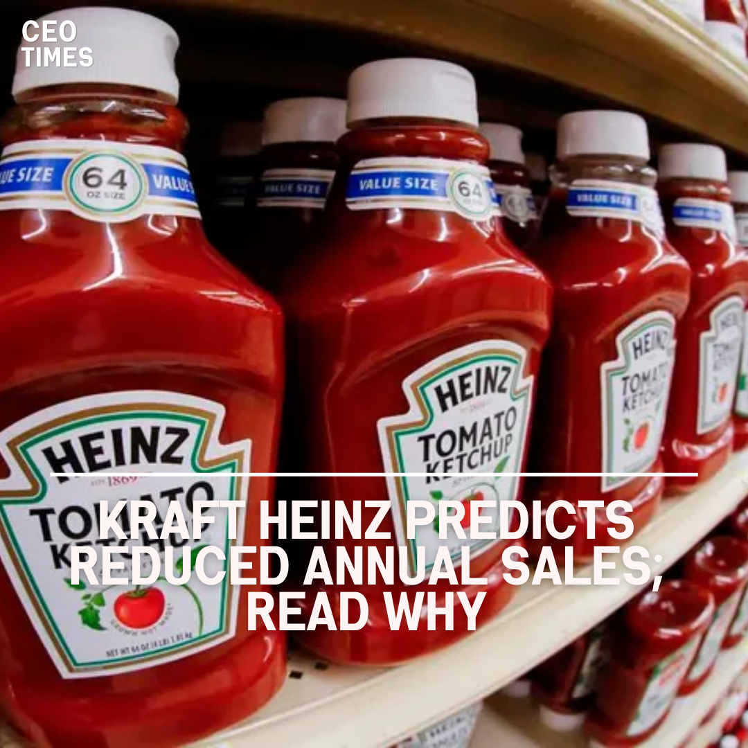 Kraft Heinz anticipates its yearly core sales to grow more slowly after announcing a steeper-than-expected drop in quarterly sales.