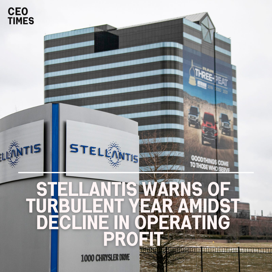 Stellantis released a cautious remark, predicting a difficult year ahead following a 10% fall.