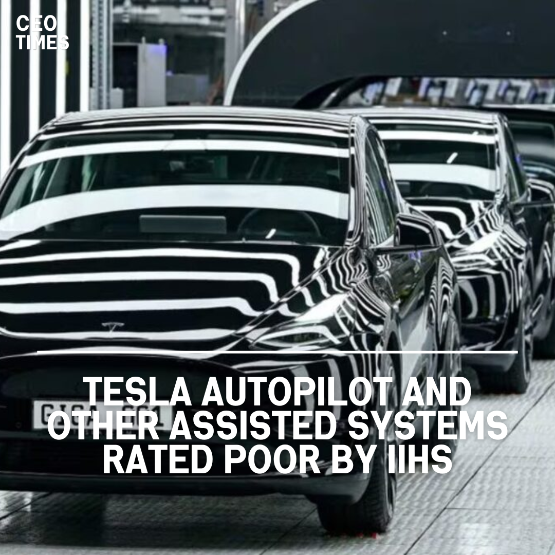 The U.S. IIHS has given Tesla's Autopilot and Full Self-Driving technology "poor" ratings.