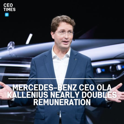 Ola Kallenius, the CEO of Mercedes-Benz, earned a significant boost in his pay last year.