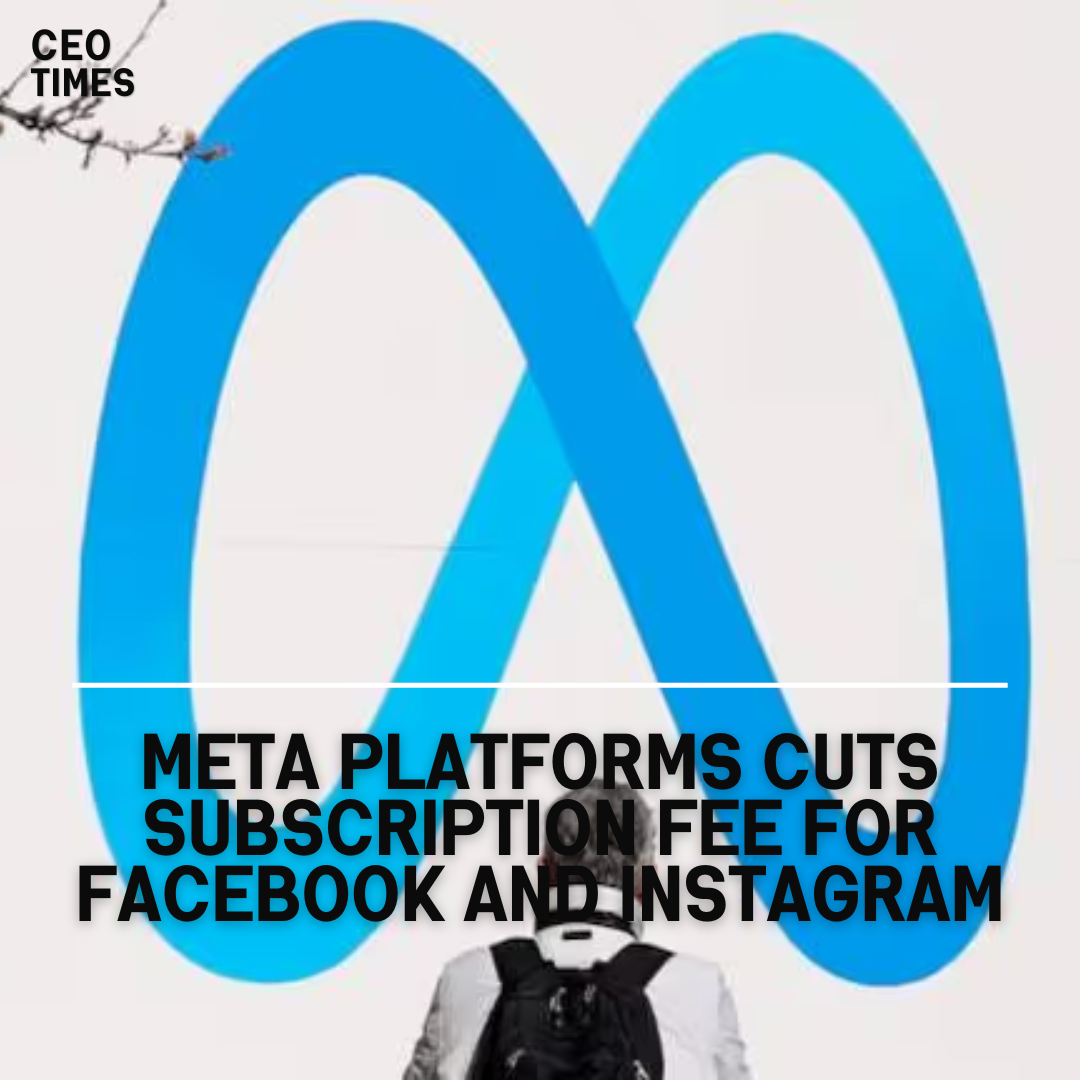Meta Platforms has announced a substantial drop in the monthly subscription rate for its ad-free service in Europe.