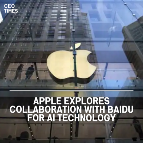 Apple has begun exploratory negotiations with Baidu, examining the integration of Baidu generative AI technologies.