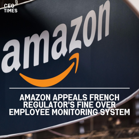 Amazon.com has appealed the decision by the French regulator CNIL to punish the corporation €32 million.