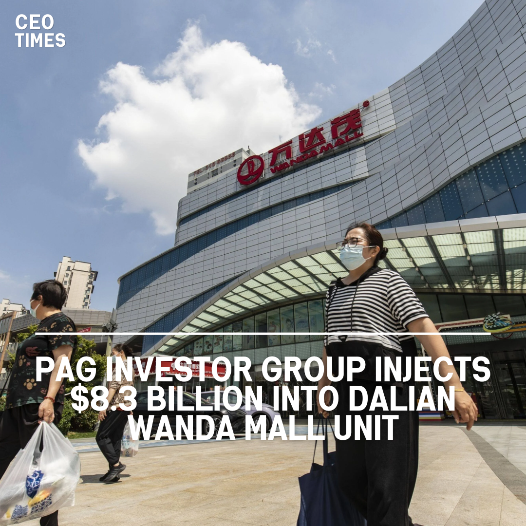A consortium of investors led by private equity company PAG announced a large investment of $8.3 billion for a 60% share in the mall segment.