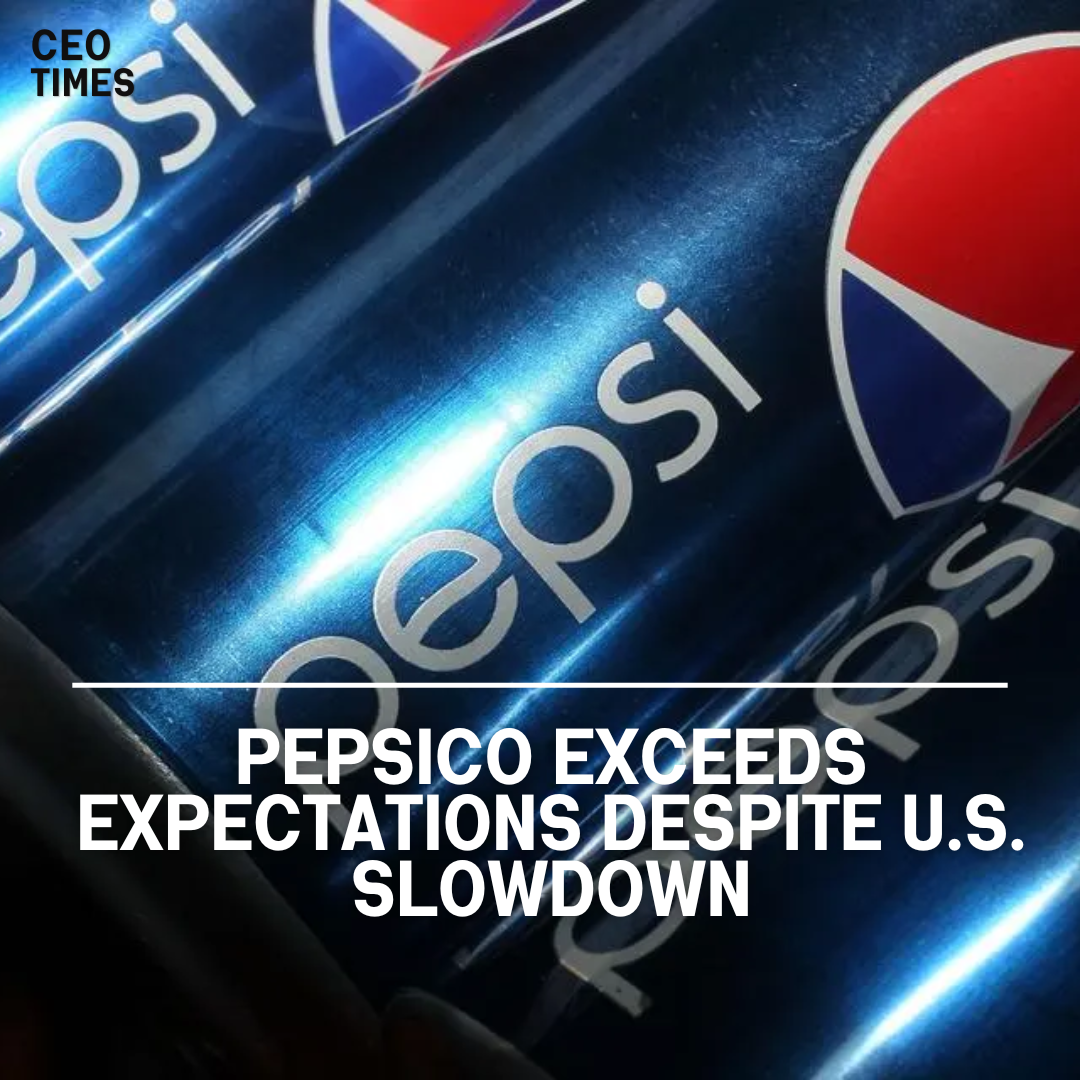 PepsiCo exceeds Wall Street projections for revenue and profit in the first quarter, driven by healthy demand.
