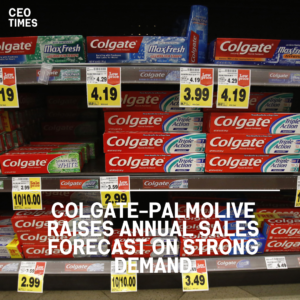 Colgate-Palmolive has raised its outlook for yearly organic sales growth, boosted by sustained demand.