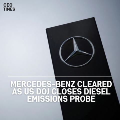 The US Department of Justice (DOJ) has completed its investigation into the Mercedes-Benz diesel emissions scandal.