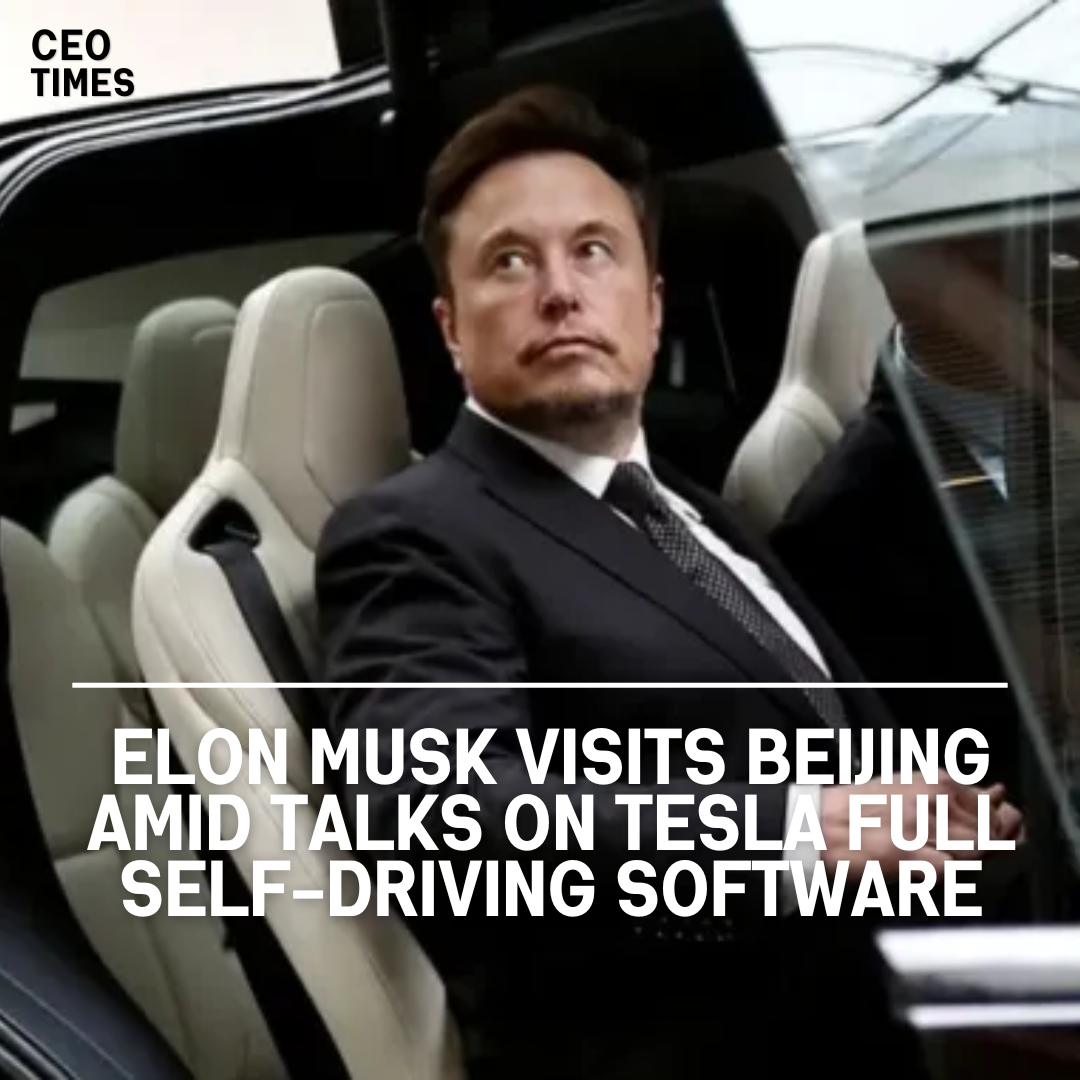 Tesla CEO Elon Musk paid a surprise visit to Beijing to discuss Tesla's operations and future ambitions in China.