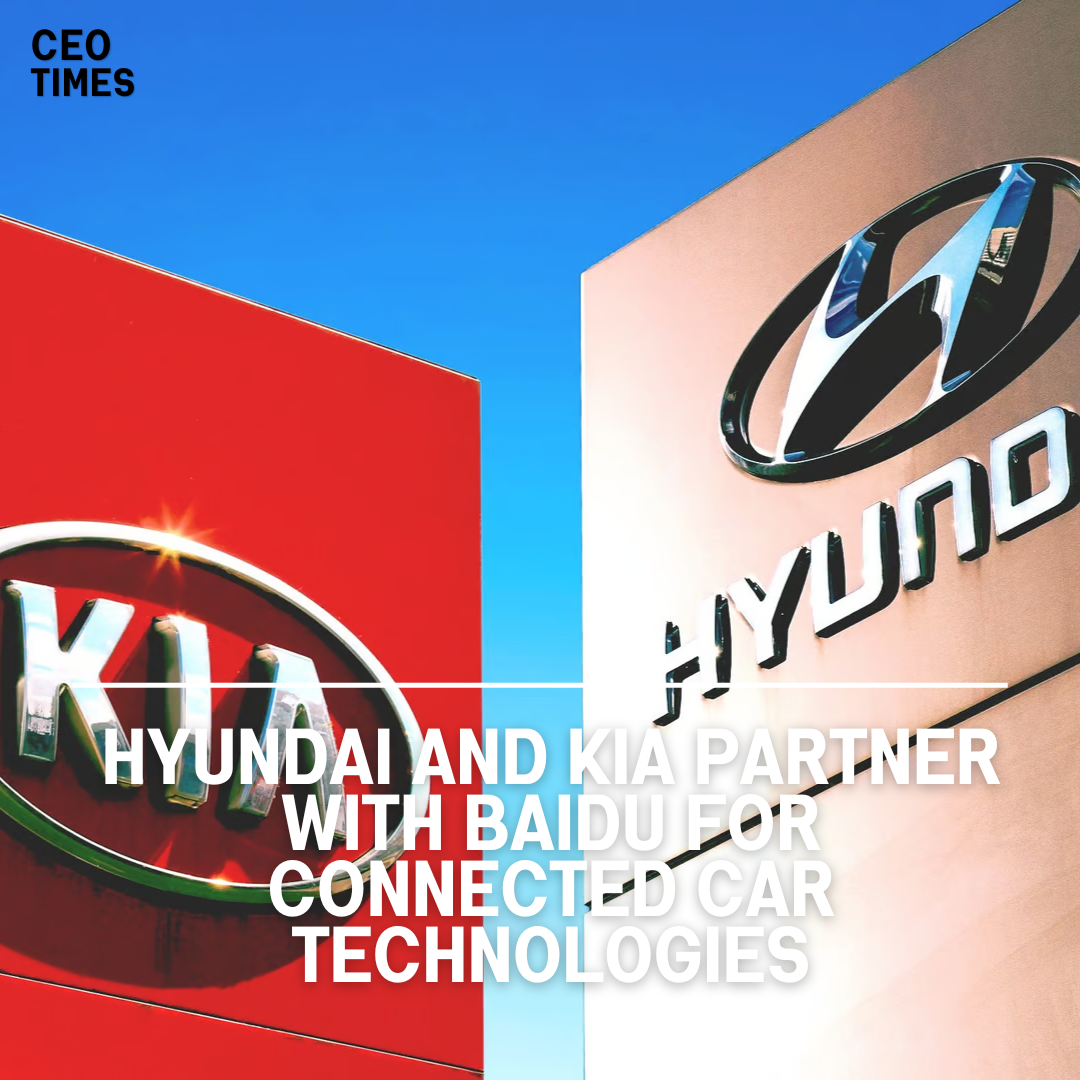 Hyundai Motor and Kia Corporation formed a strategic agreement with Baidu Inc to explore cutting-edge technologies.
