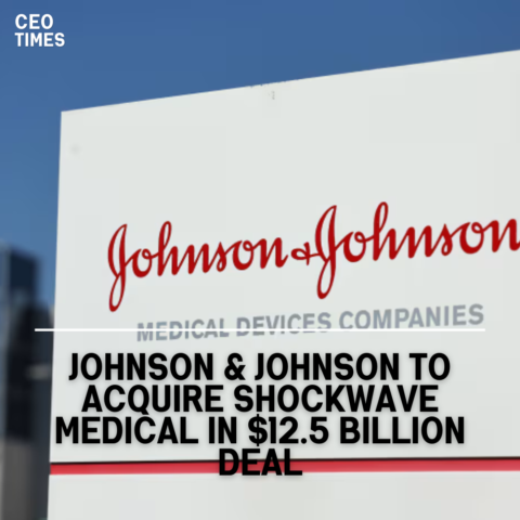 Johnson & Johnson (J&J) has agreed to acquire Shockwave Medical for $12.5 billion, marking a significant expansion.