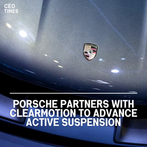 Porsche, has established a strategic partnership with ClearMotion, a company that specializes in active suspension technology.