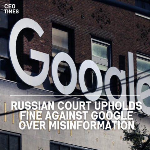 A Russian court maintained a 4.6 billion roubles ($49.4 million) fine levied on Alphabet's Google for allegedly failing.
