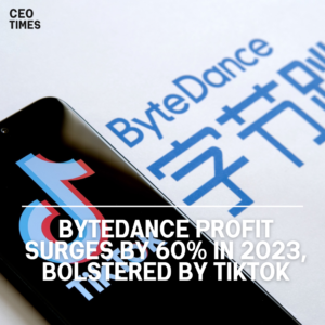 TikTok's main company, ByteDance, saw a significant increase in profits for the fiscal year 2023.