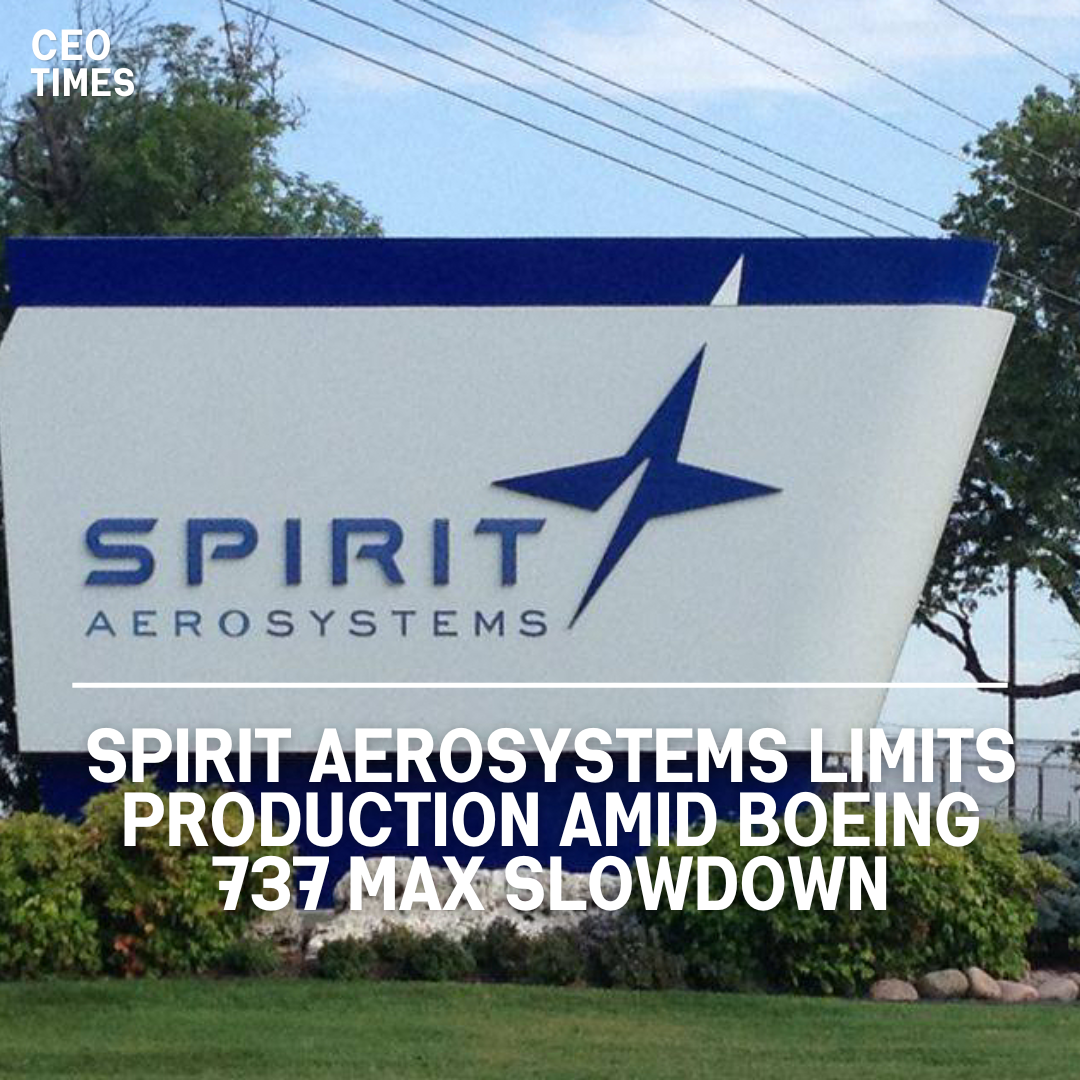 Spirit AeroSystems, a key Boeing supplier, is reducing production and hiring as 737 MAX output declines.