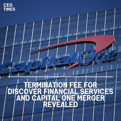 A regulatory filing on Thursday disclosed that Discover Financial Services or Capital One Financial would pay a $1.38 billion termination fee.