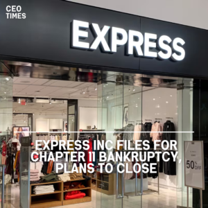 Express Inc., a fashion store, has filed for Chapter 11 bankruptcy in the United States and announced its plan to close.