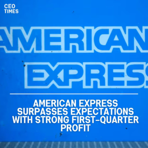 American Express first-quarter profit topped estimates, thanks to strong spending by affluent users.