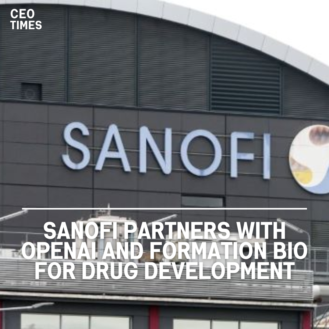 Sanofi has established a collaboration with AI companies OpenAI and Formation Bio to improve medication development.